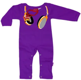 Cool Baby Playsuit - Headphones Artwork