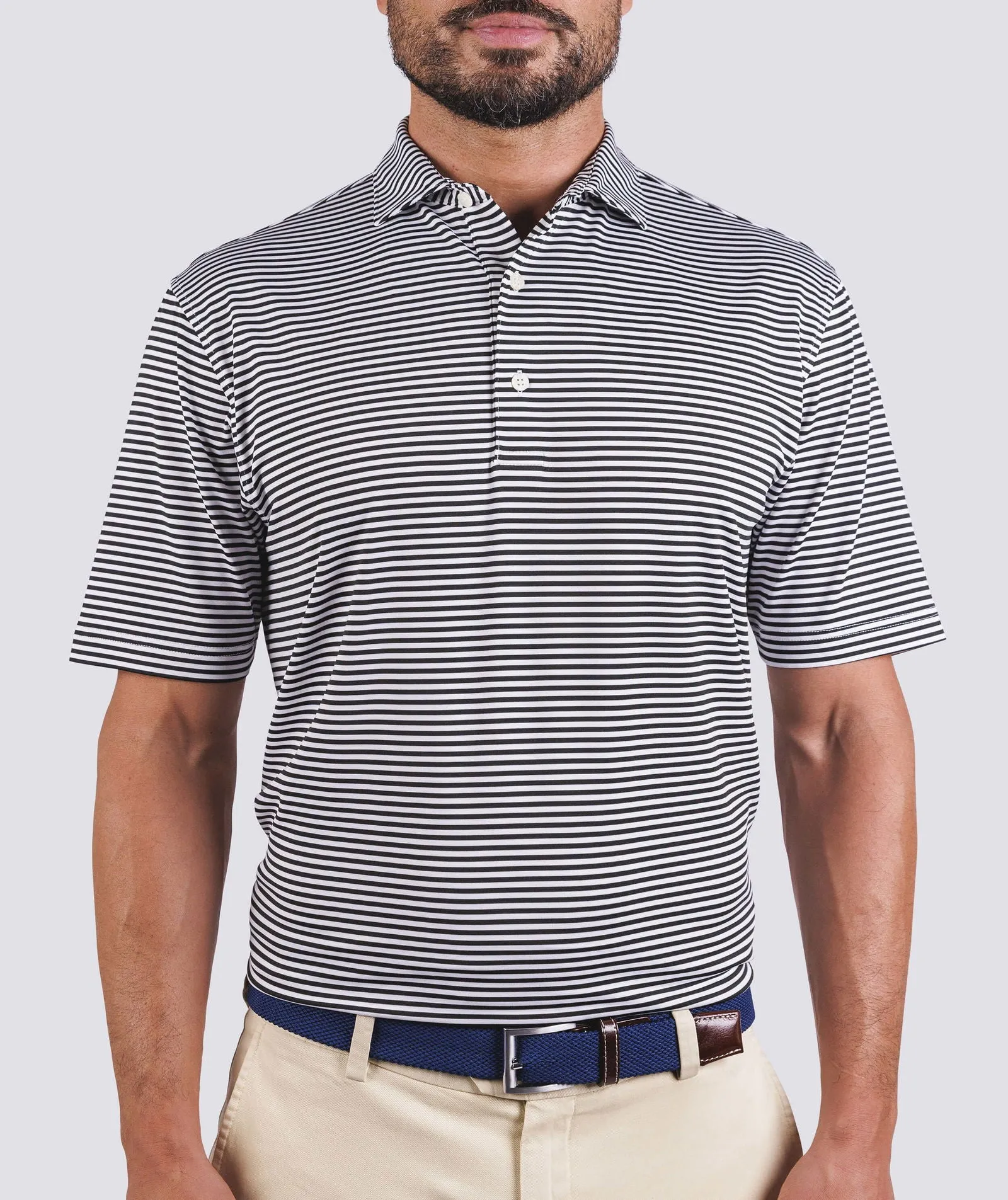 Cooper Stripe Performance Polo