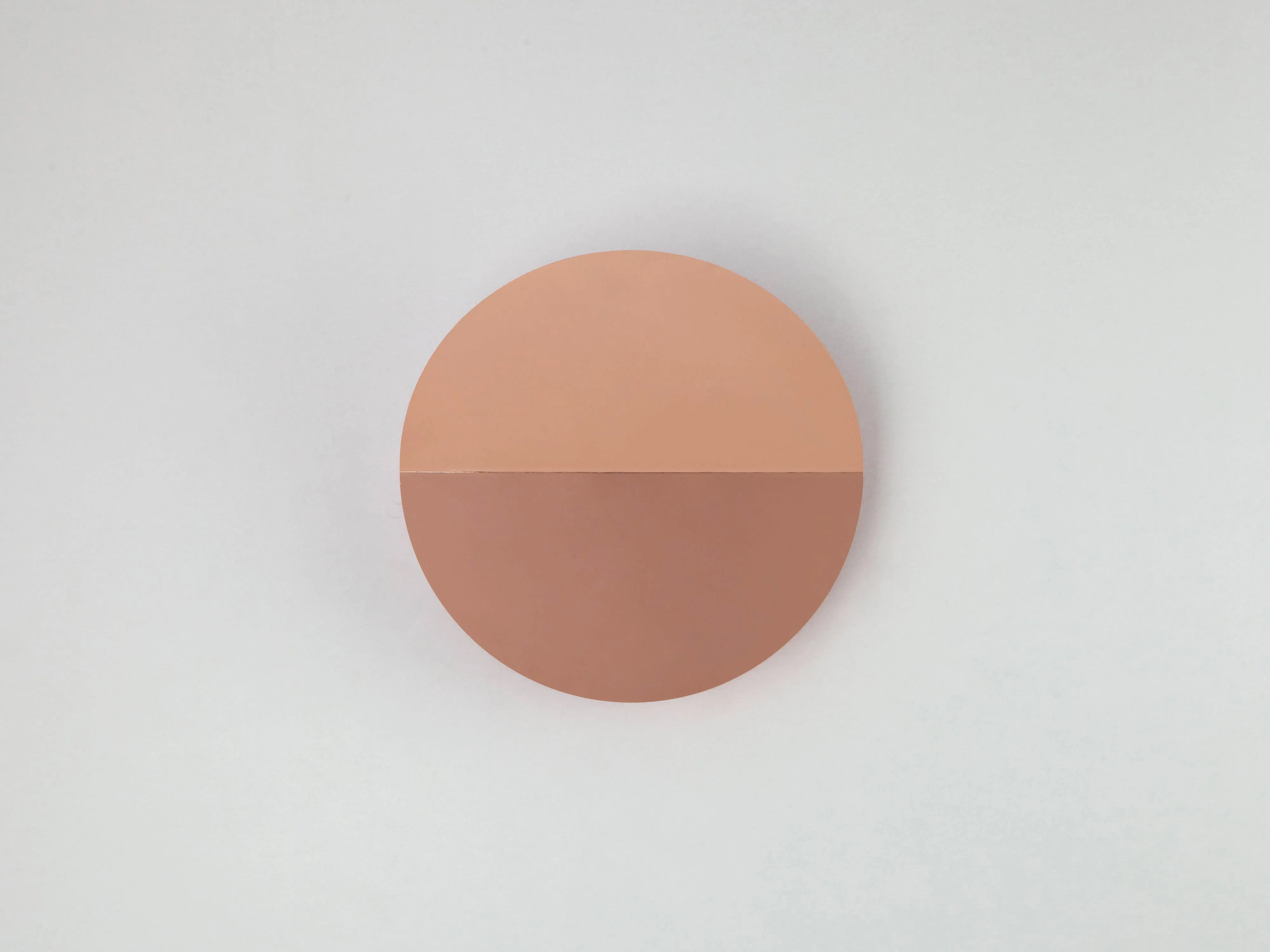 Copper diffuser wall light