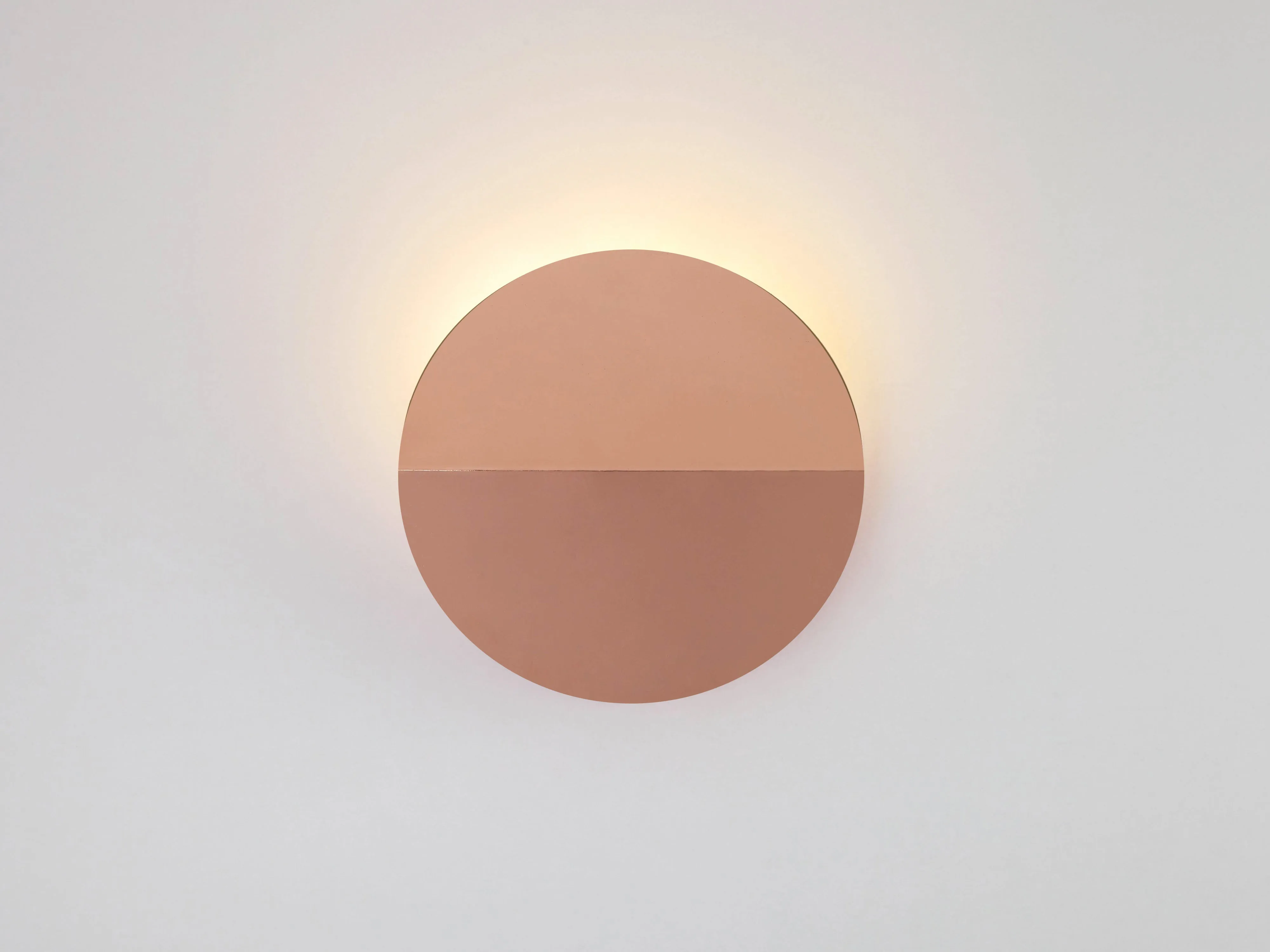 Copper diffuser wall light