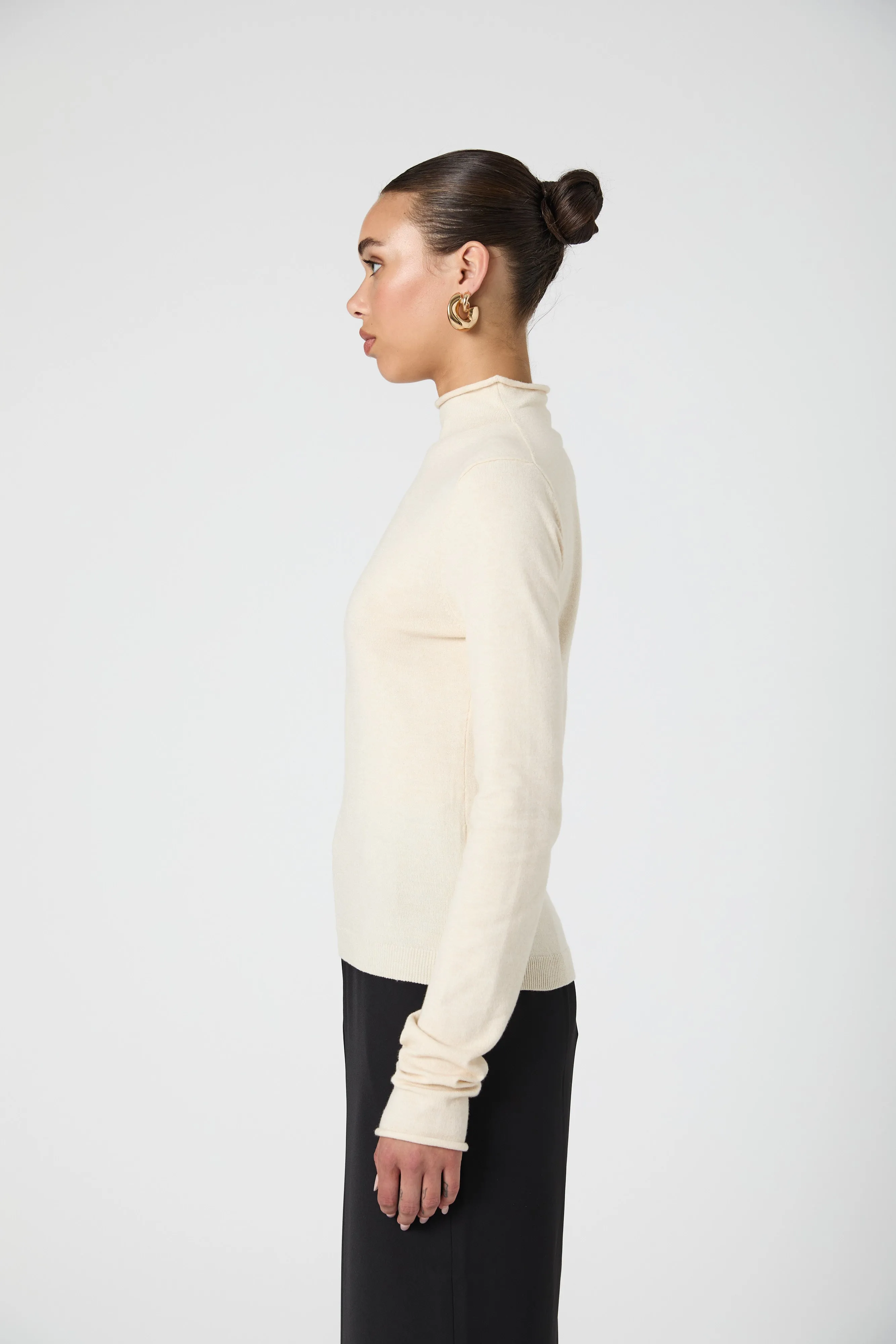 Cosysoft Fitted High Neck Sweater