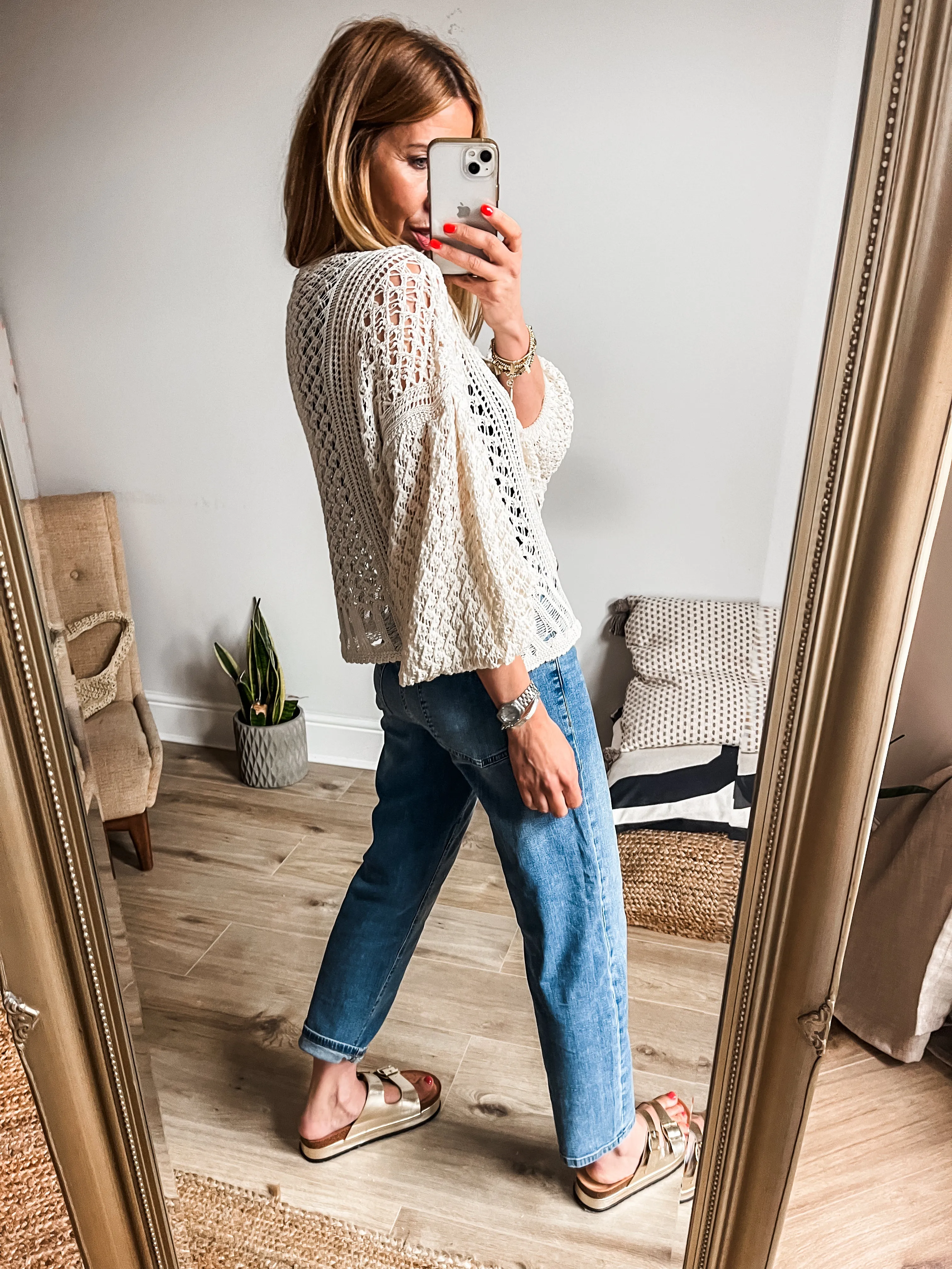 Crochet Knit Cardigan