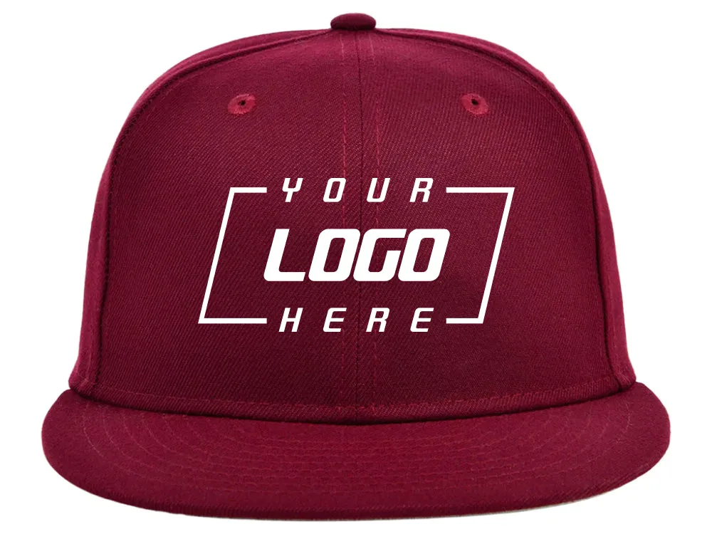 Crowns By Lids Full Court Fitted Cap - Maroon