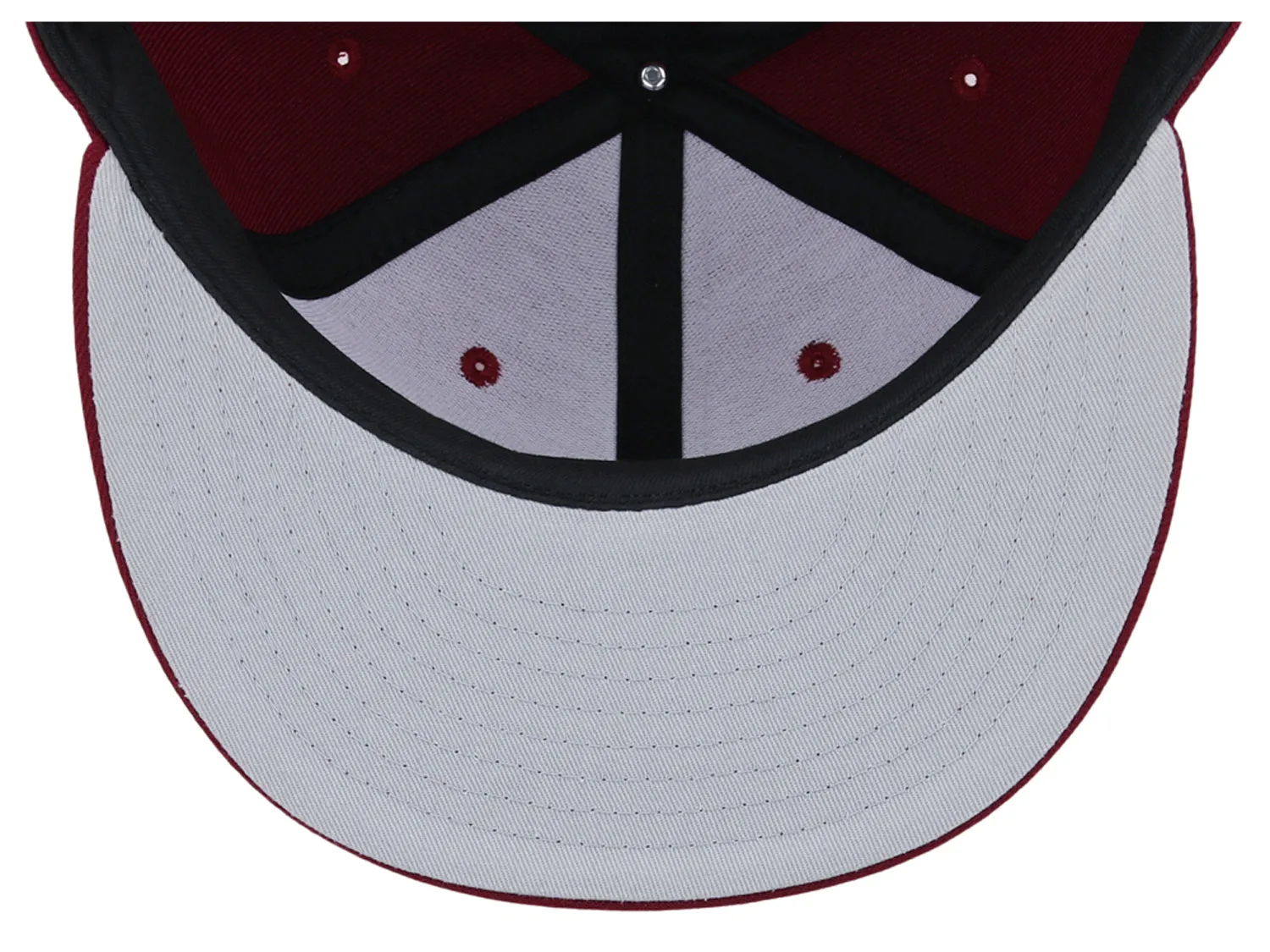 Crowns By Lids Full Court Fitted Cap - Maroon