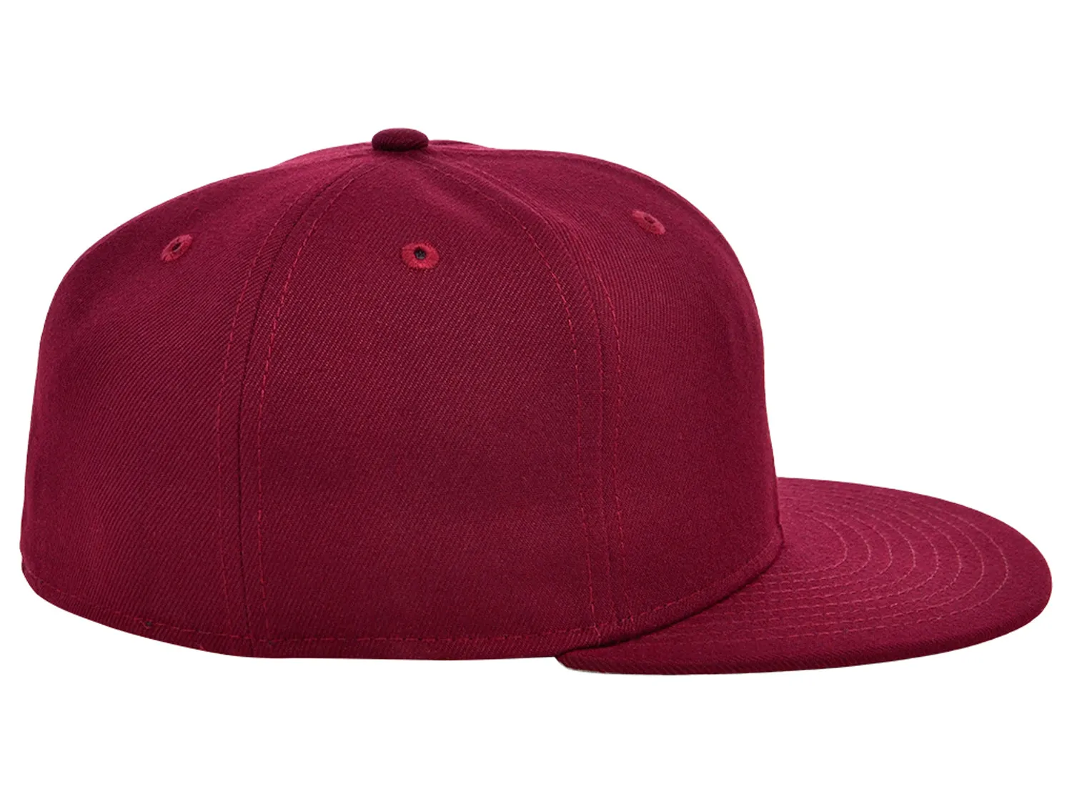 Crowns By Lids Full Court Fitted Cap - Maroon