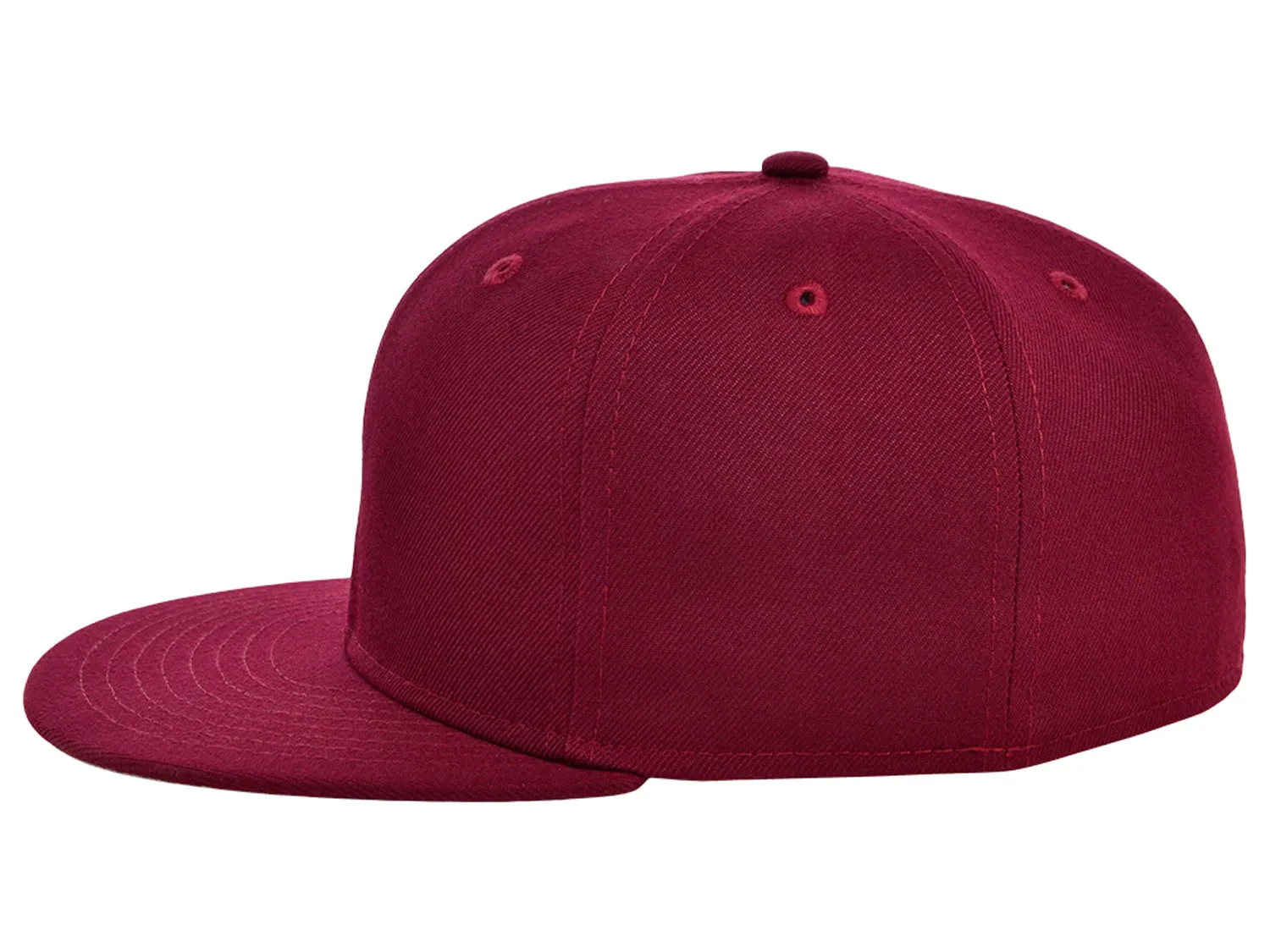 Crowns By Lids Full Court Fitted Cap - Maroon