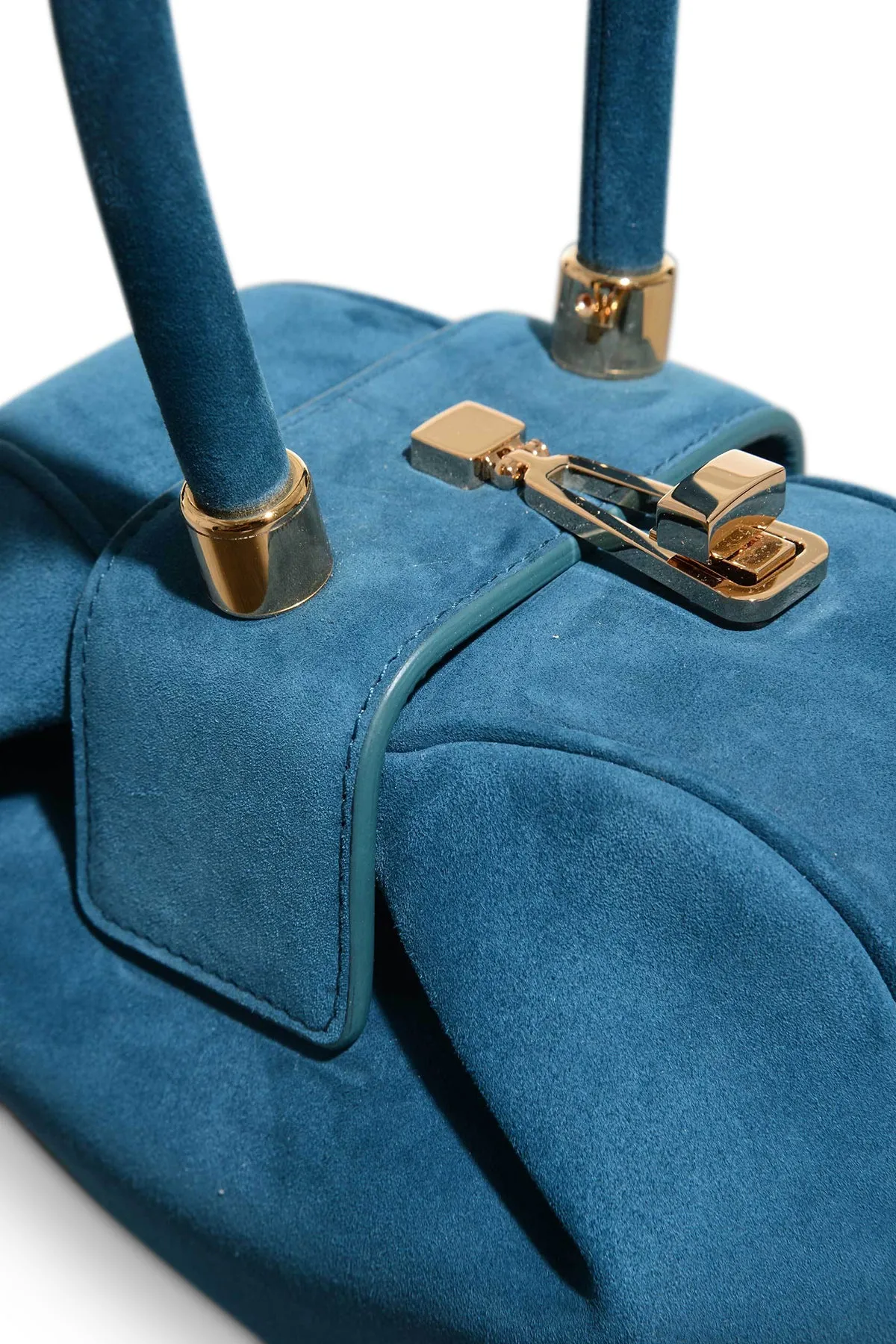 Demi Bag in Teal Suede