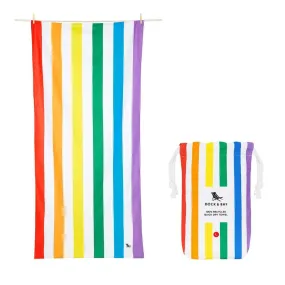 Dock & Bay Beach Towel Cabana Light Collection XL - Rainbow Skies