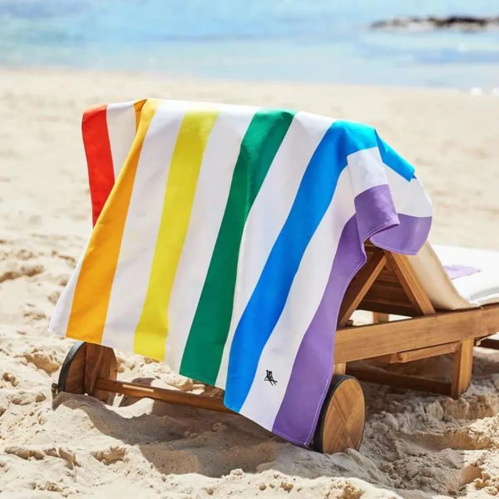 Dock & Bay Beach Towel Cabana Light Collection XL - Rainbow Skies