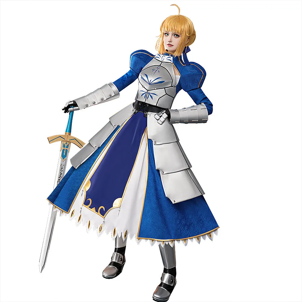 DokiDoki-R Game Fate/stay night Cosplay  Chalice Arturia Pendragon Alter Saber Cosplay  Costume FGO