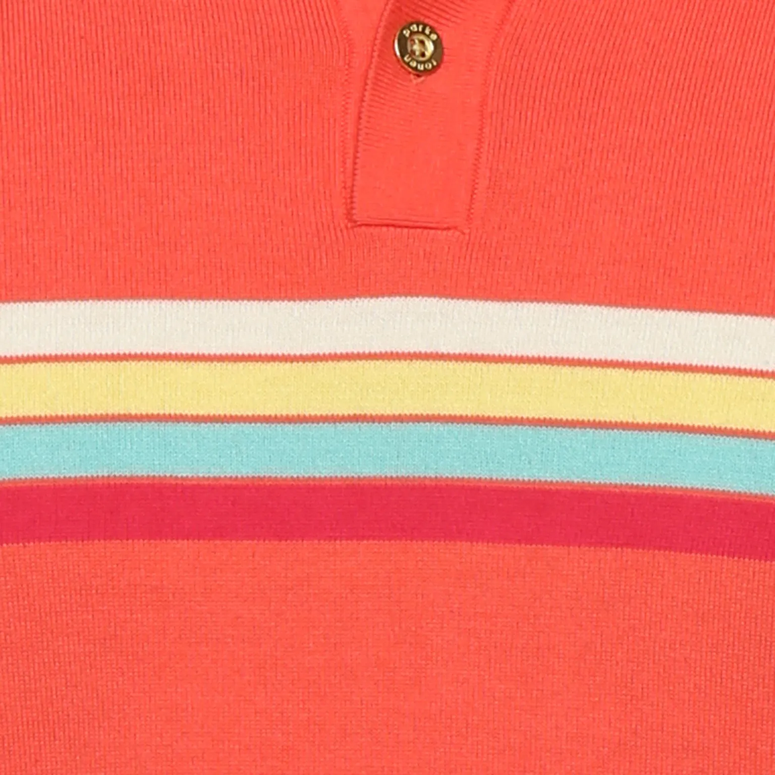 Etna Sunset Torino Stripe Knit Polo