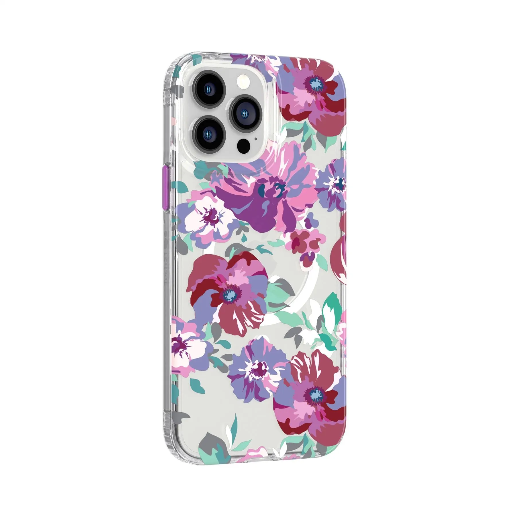 Evo Art - Apple iPhone 13 Pro Max Case MagSafe® Compatible - Purple Anemone