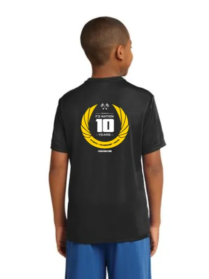 F3 10th Anniversary  - Sport-Tek Youth PosiCharge Competitor Tee Pre-Order October 2021