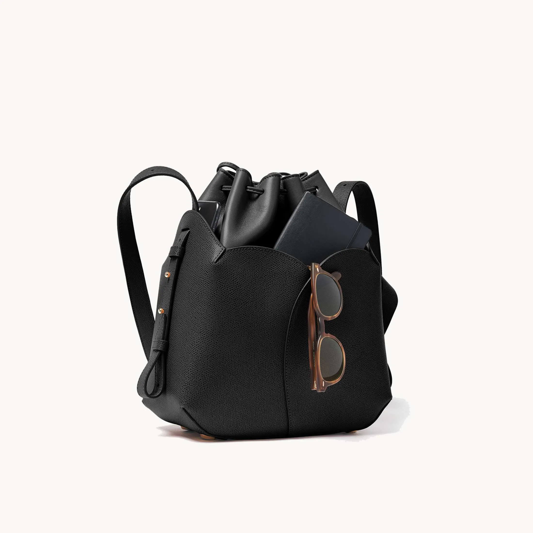 Fiore Bucket Bag | Pebbled