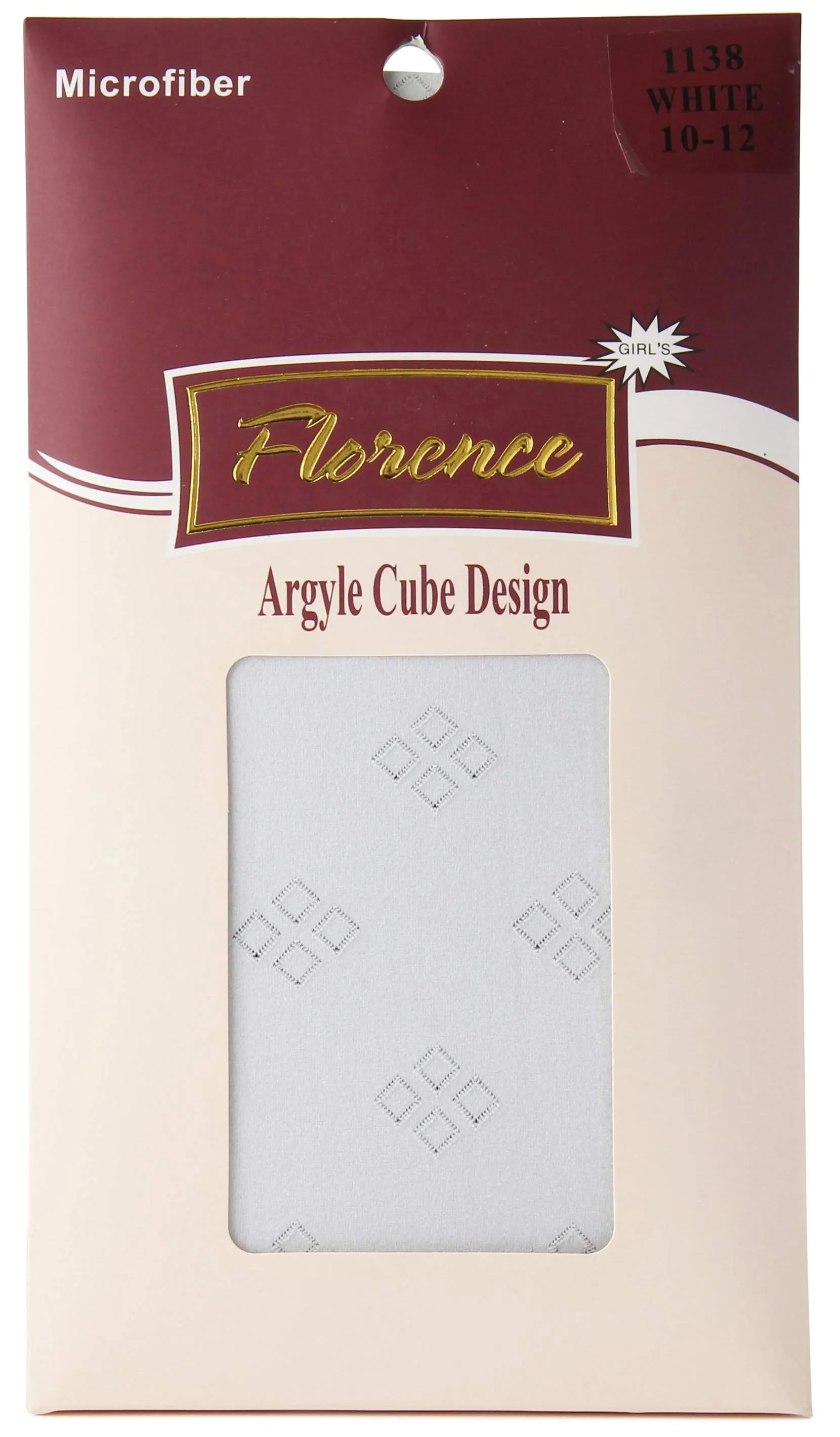 Florence Girls Argyle Cube Design Tights Style: 1138