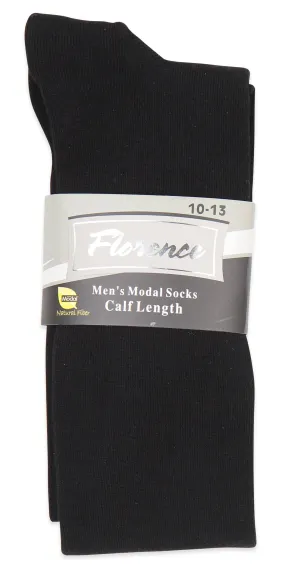 Florence Modal Mens Calf Length Dress Sock Style: 218