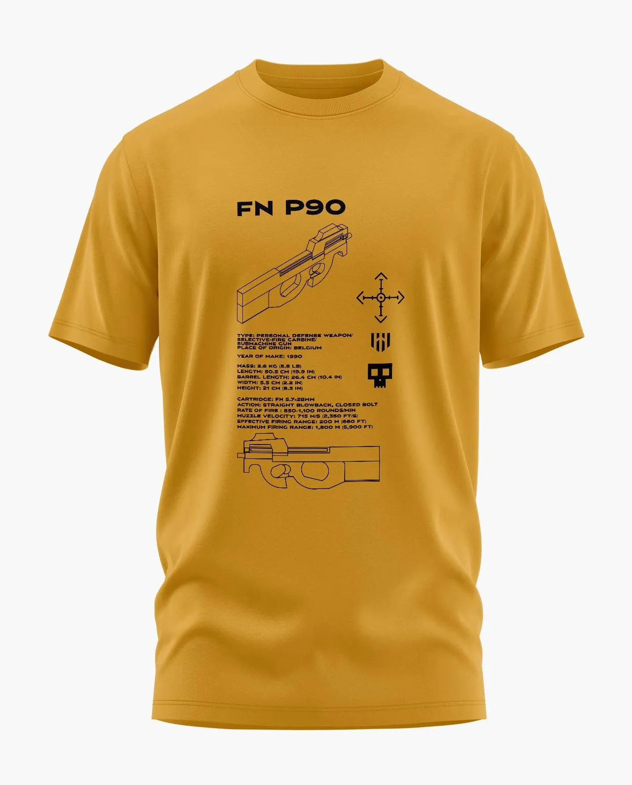 FN P90 Blueprint T-Shirt