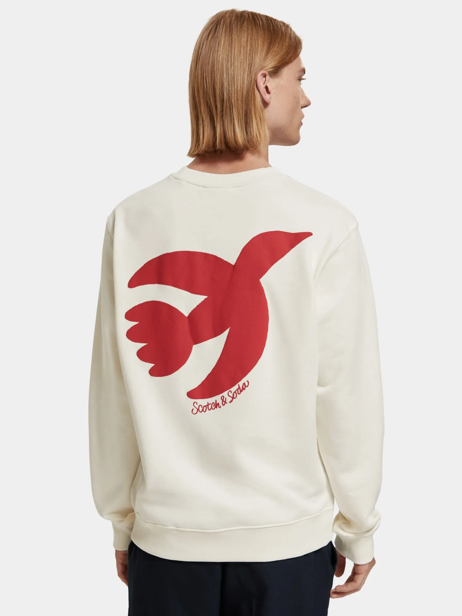 Free spirit peace bird crewneck sweatshirt