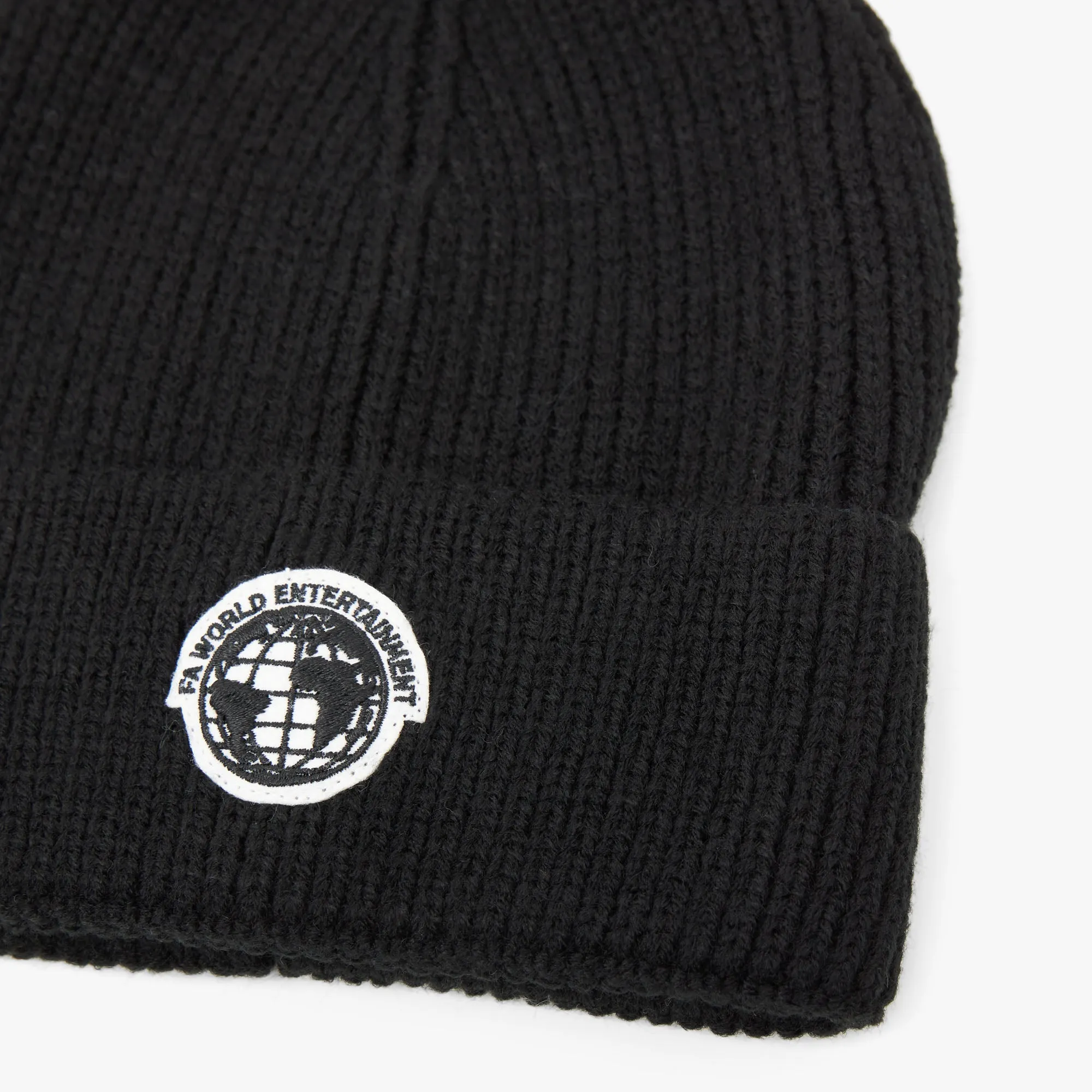 Fucking Awesome FA World Cuff Beanie Black