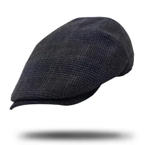 Glen Plaid Flat Cap-IT212