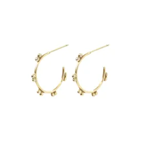 Gold Mini Marais Hoop Earrings