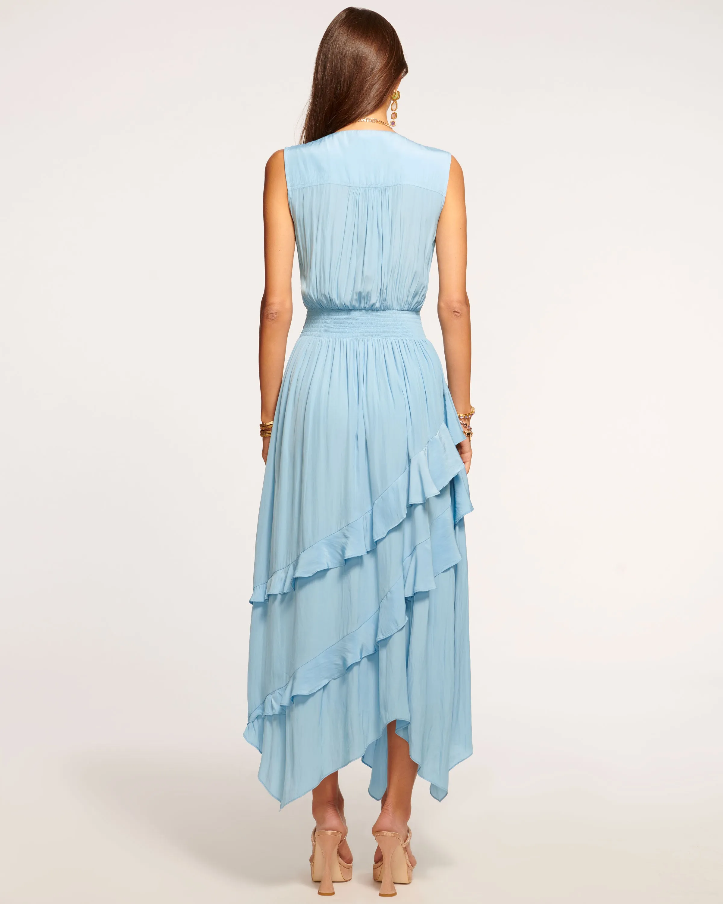 Hadlee Ruffled Midi Dress