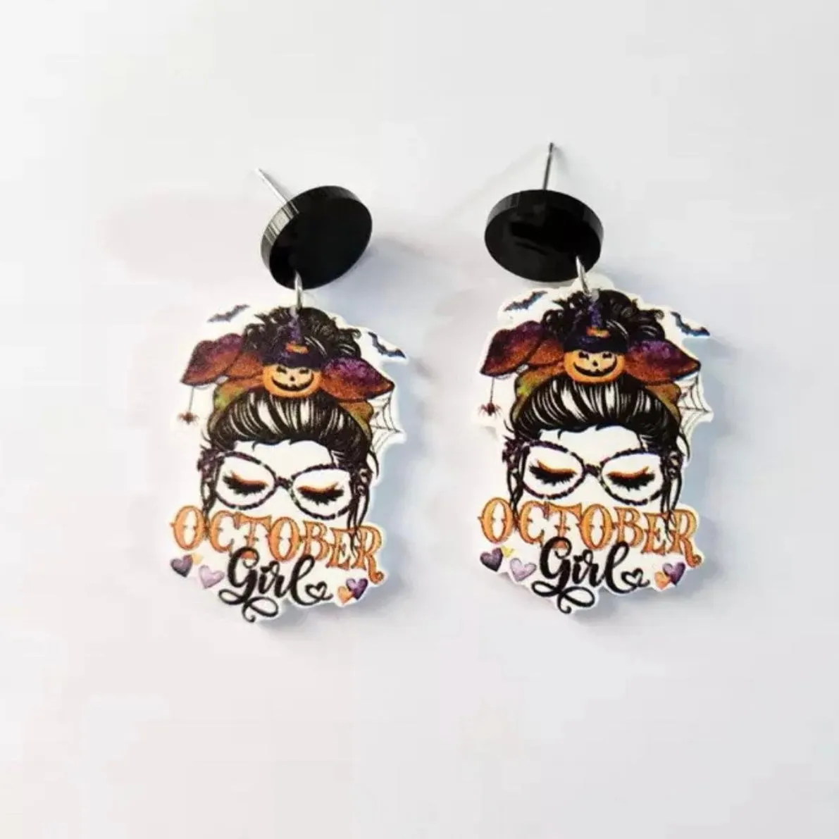 Halloween Teacher Earrings - Trick or Teach