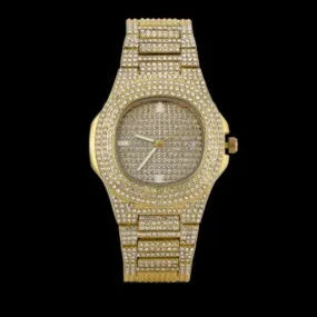 Hip Hop Iced Out Quartz Watch