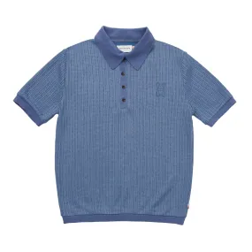 Honor The Gift Knit Polo Shirt Blue