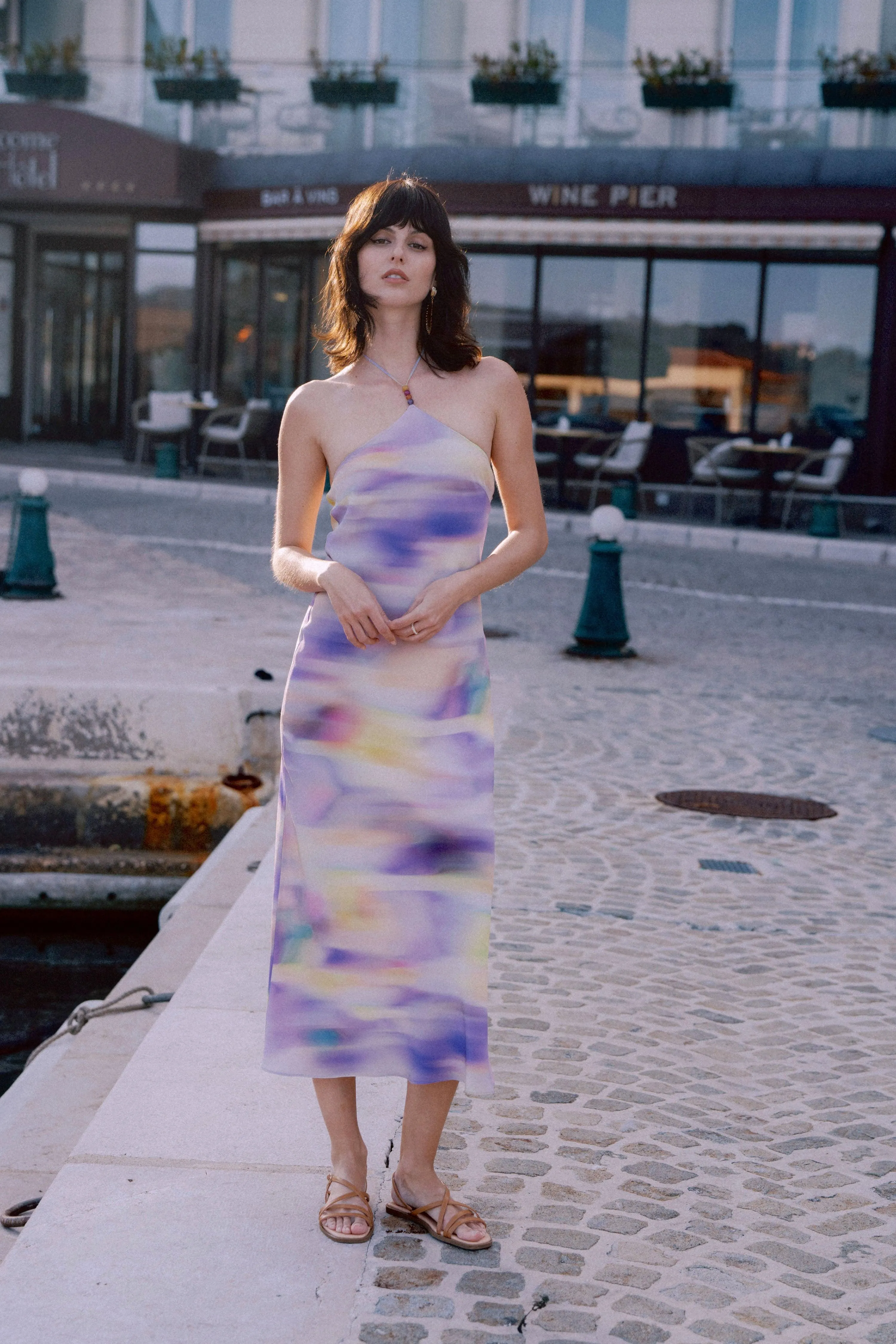 Hyacinth Silk Dress