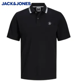 Jack & Jones Hass Black Polo Shirt Black