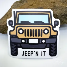 Jeep’N It Jeep Vinyl Sticker Decal