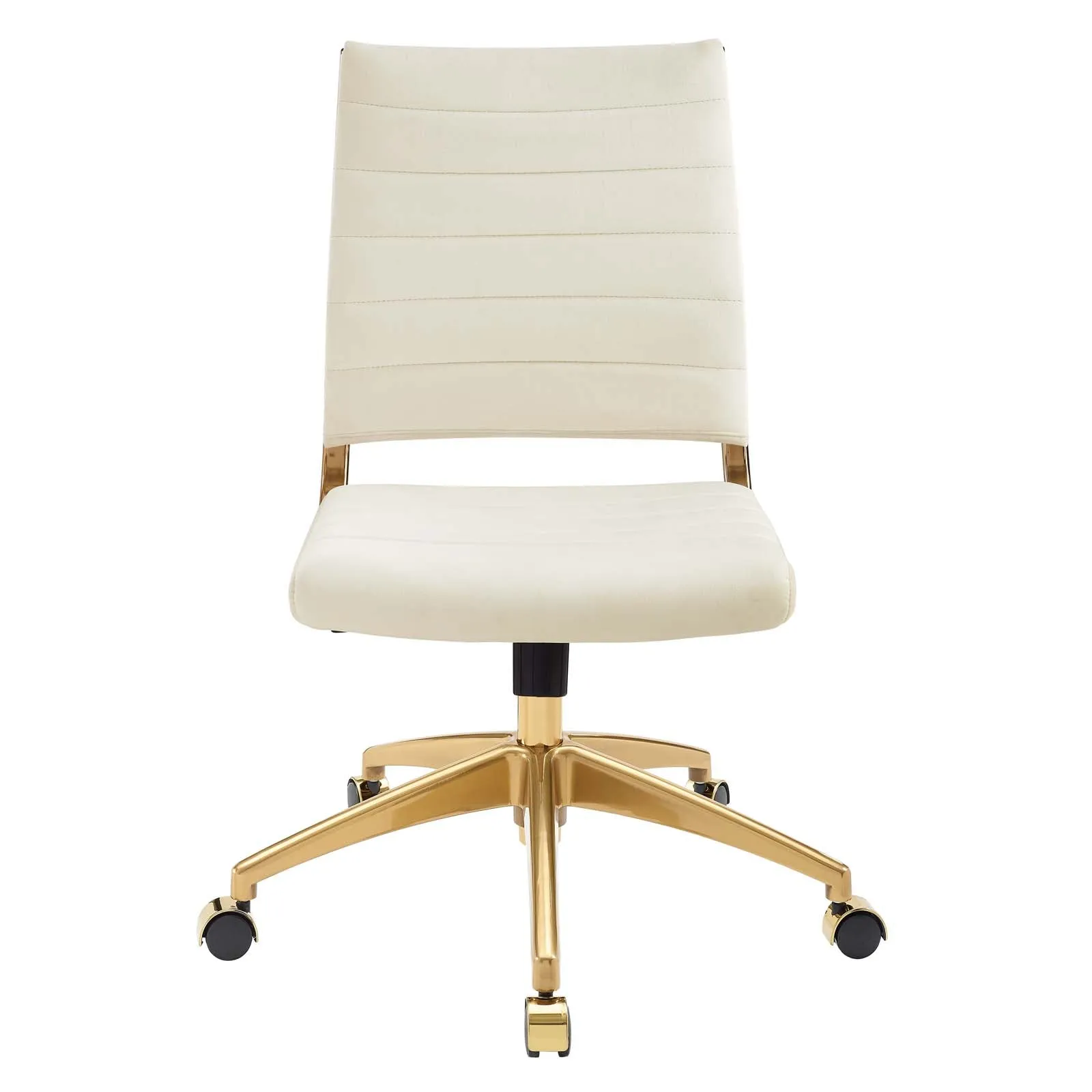 Jive Armless Mid Back Performance Velvet Office Chair