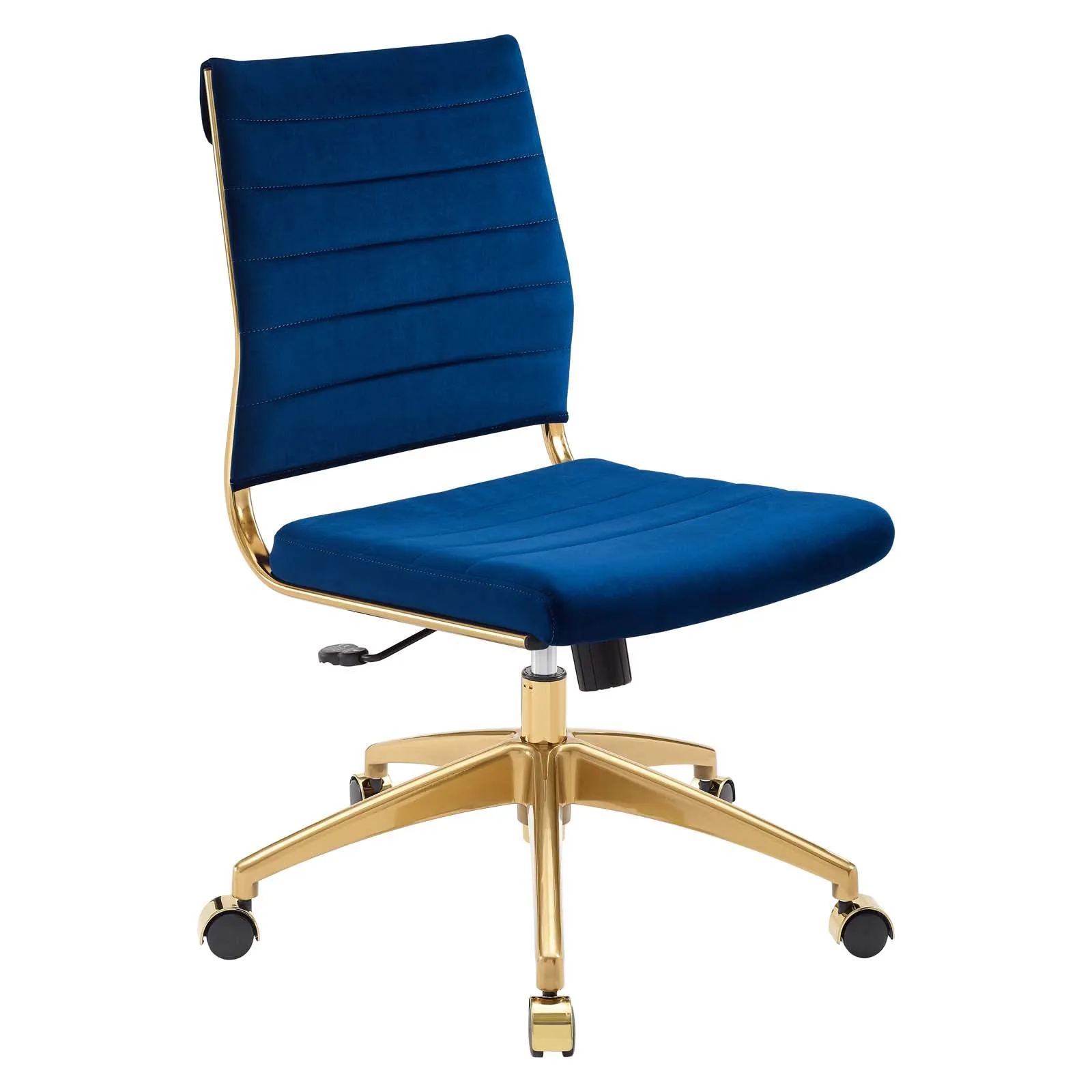 Jive Armless Mid Back Performance Velvet Office Chair