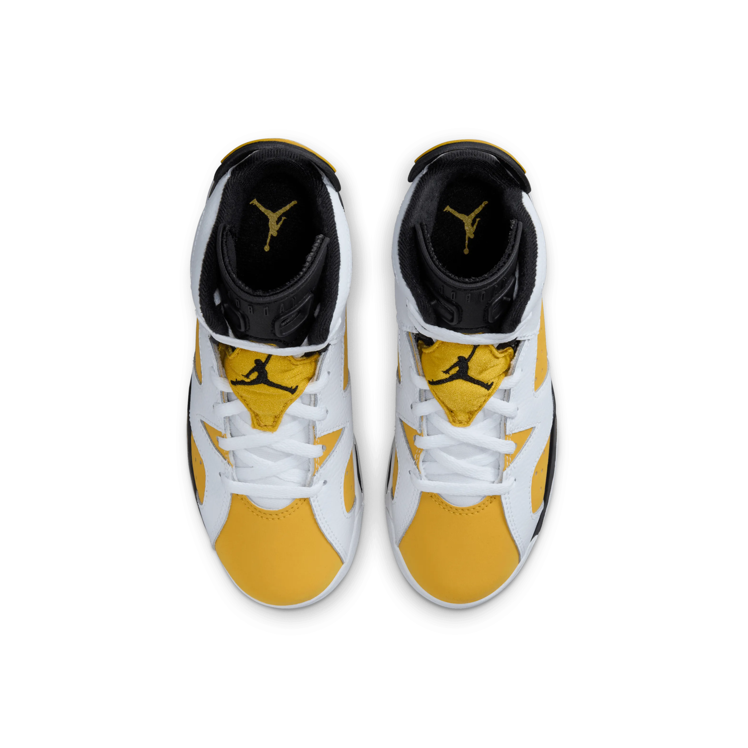 Jordan - Boy - PS Retro 6 - White/Yellow Ochre/Black