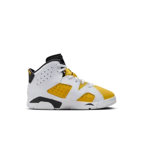 Jordan - Boy - PS Retro 6 - White/Yellow Ochre/Black