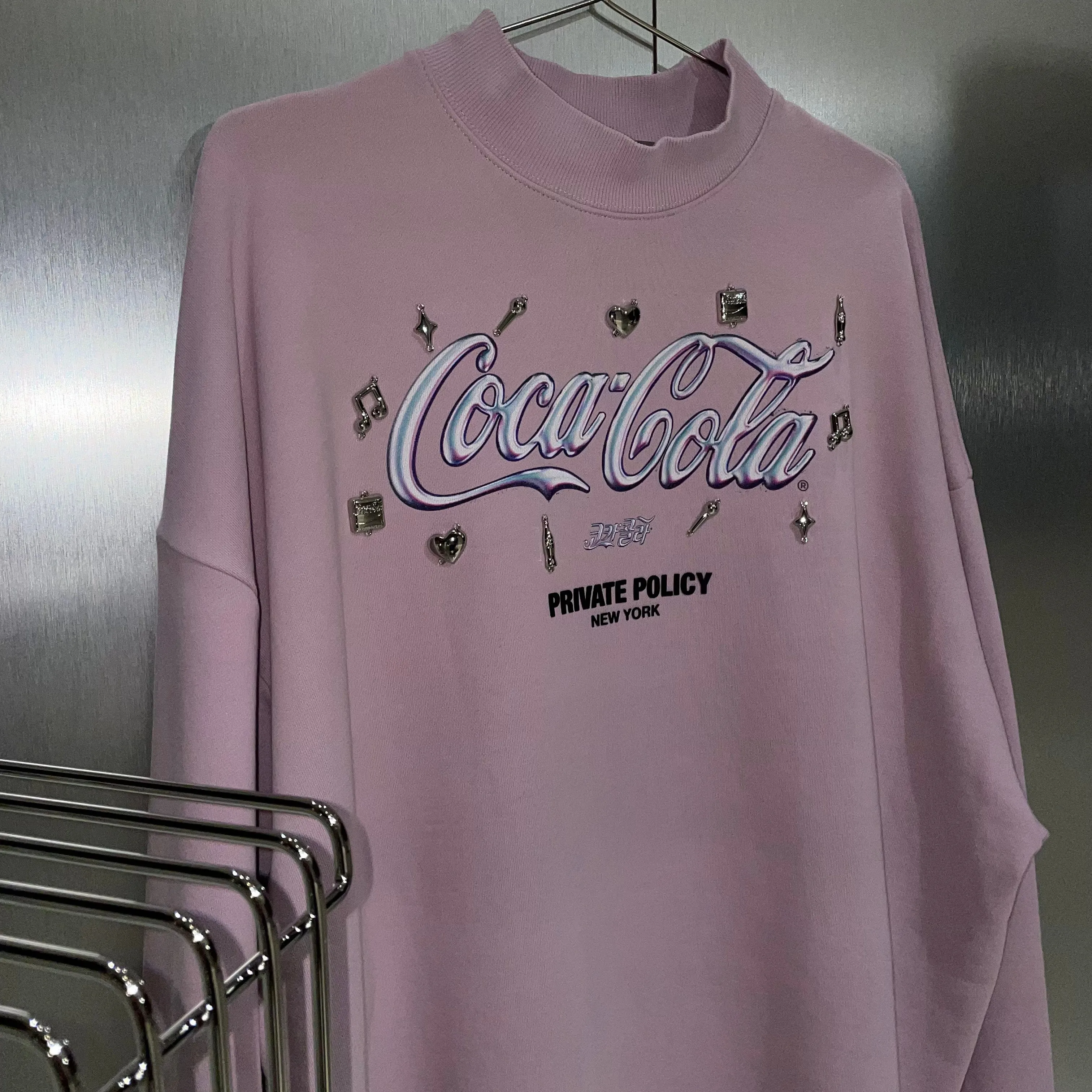 K-Wave Silver Charm Sweatshirt