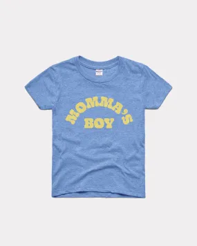 Kids Momma's Boy Vintage Blue T-Shirt