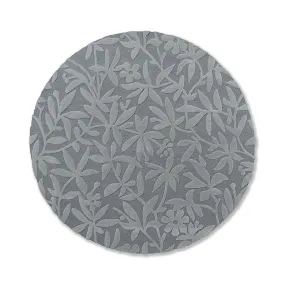 Laura Ashley Cleavers Dark Steel Rug - Round