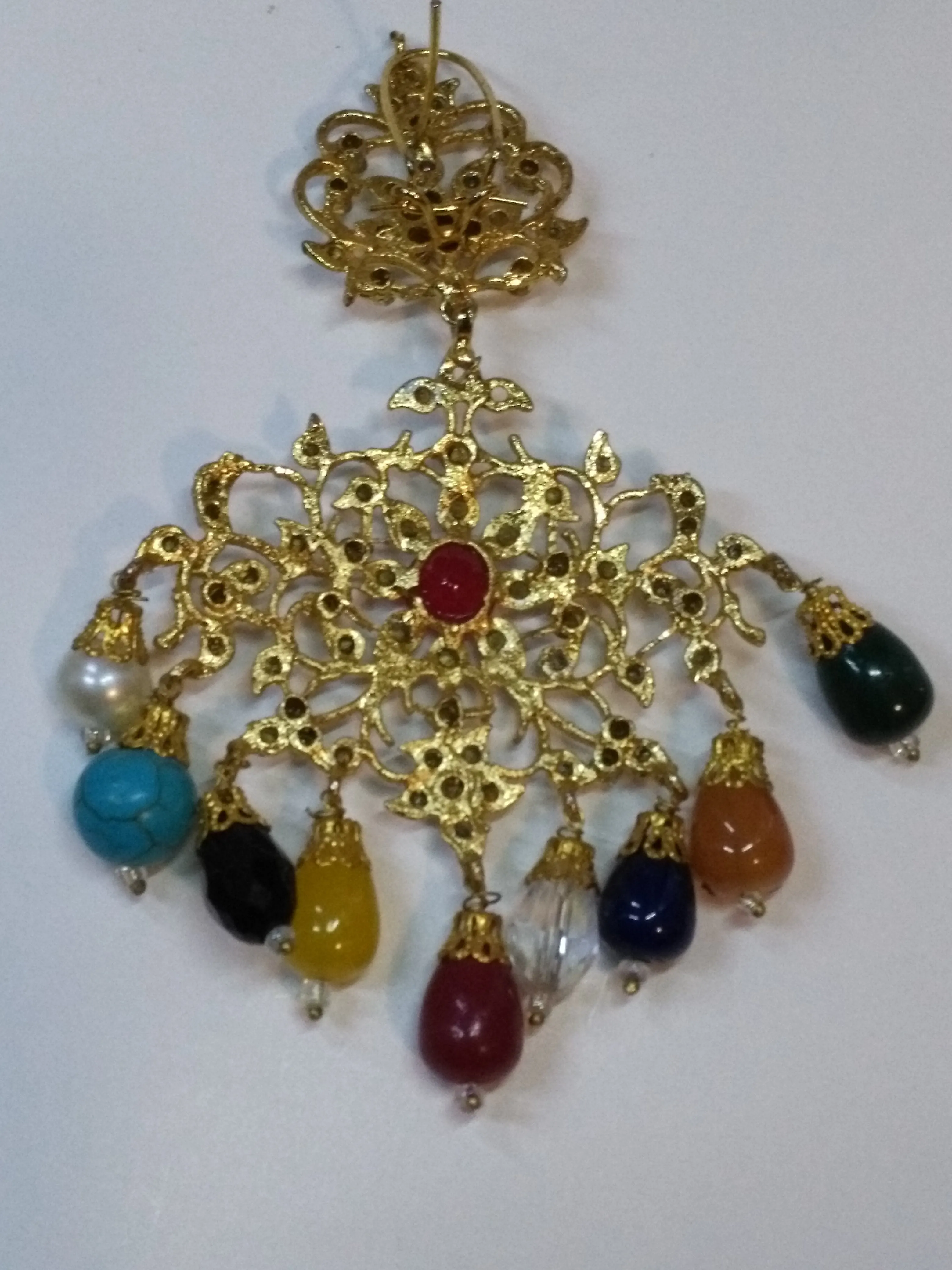 LIGHT MULTI COLORS ROYAL STYLE EARRINGS FOR ROYAL PEOPLE