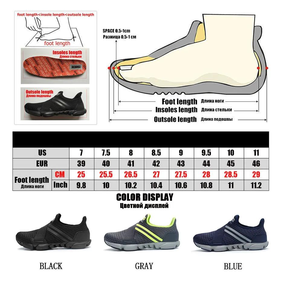 Men Breathable Running Sneaker's Shoe