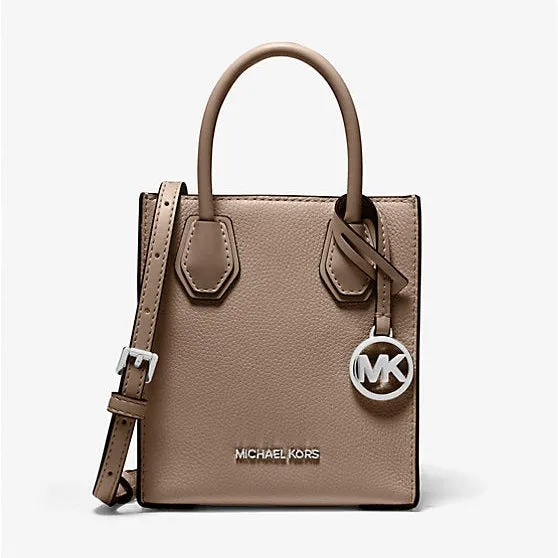 Michael Kors Mercer Extra-Small Pebbled Leather Crossbody Bag