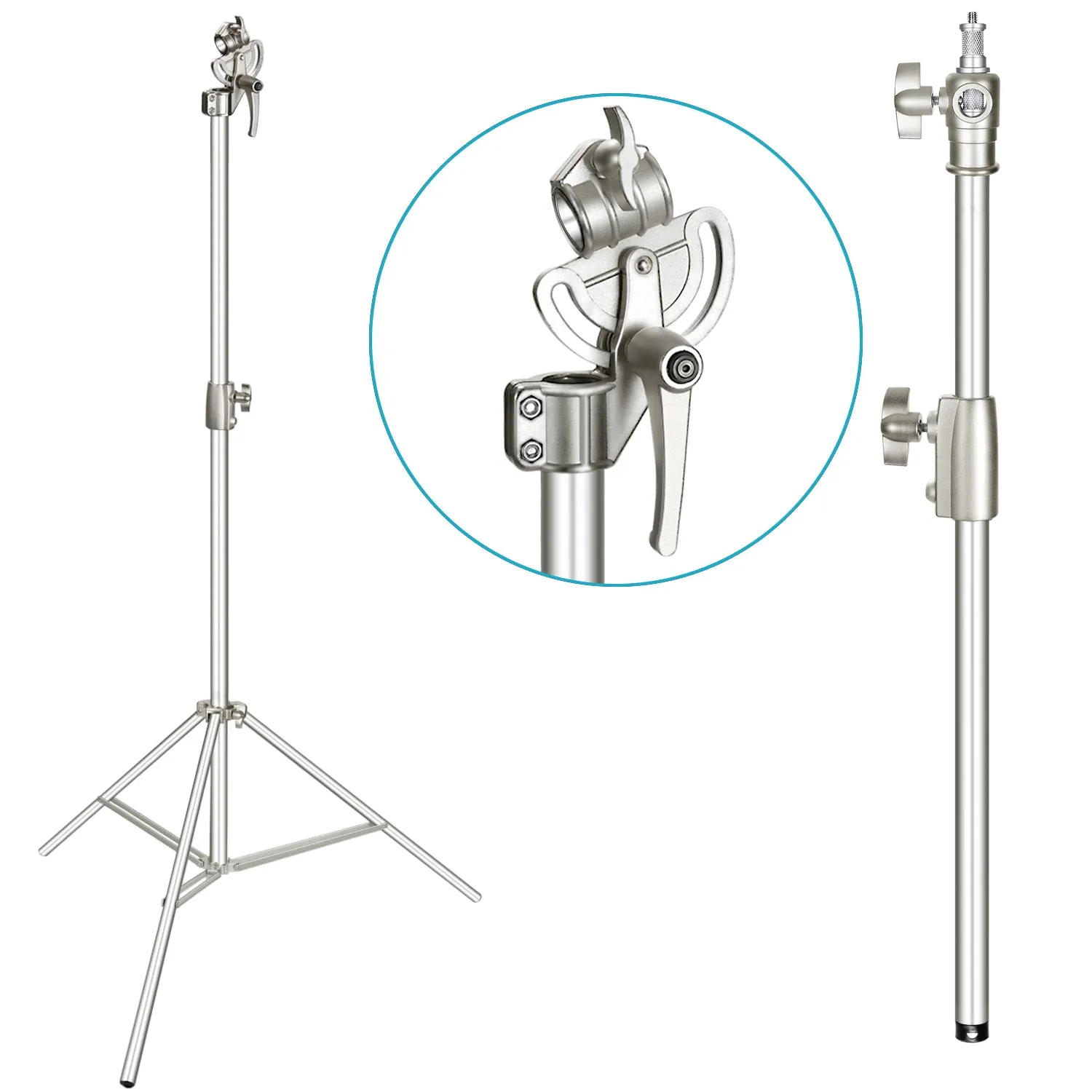 NEEWER 385cm Light Stand With Boom Arm And Sandbag