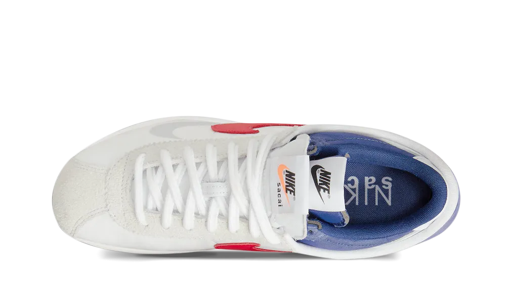 Nike Cortez 4.0 Sacai White University Red Blue