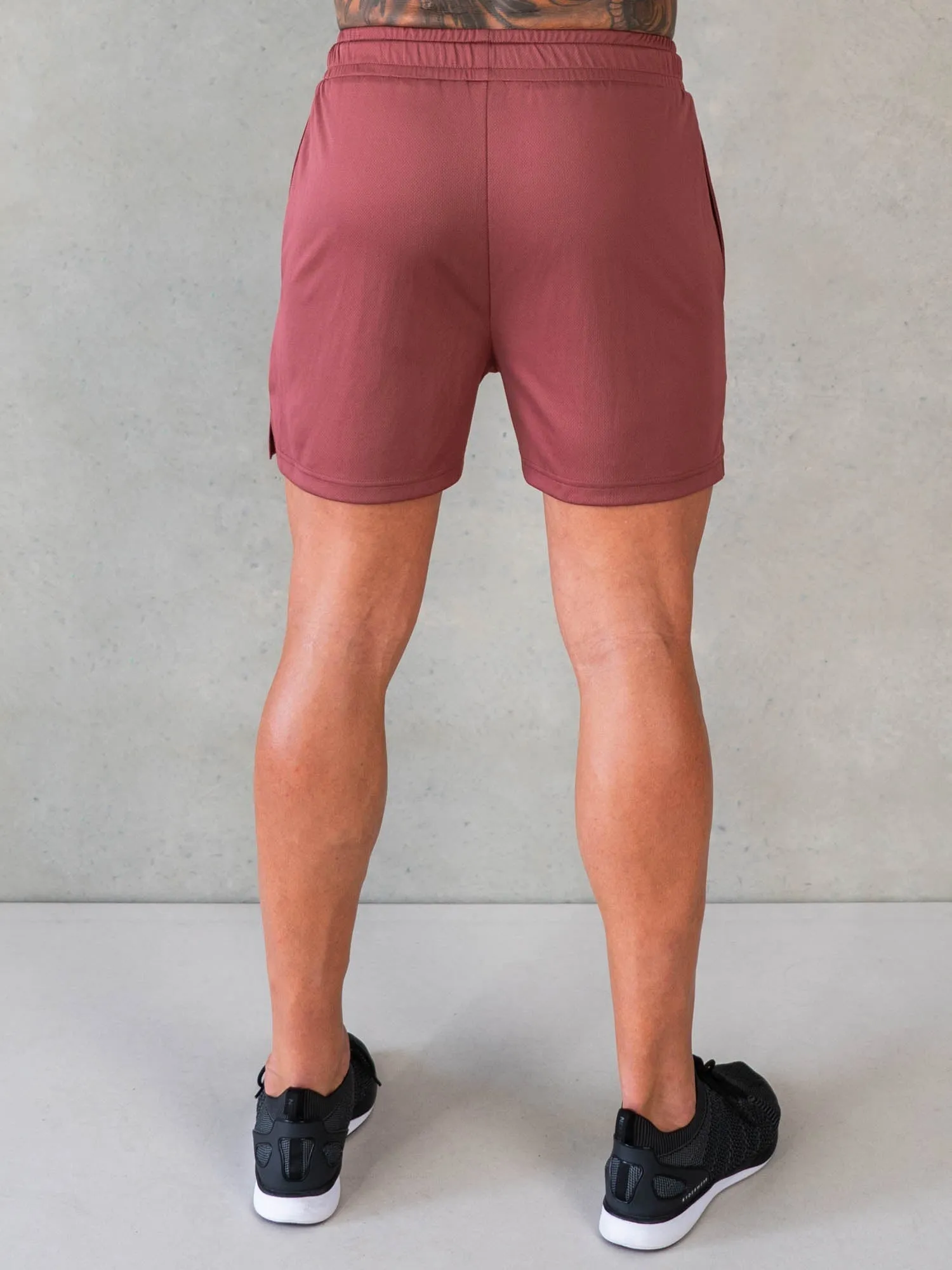 Octane Mesh Shorts - Red Oxide