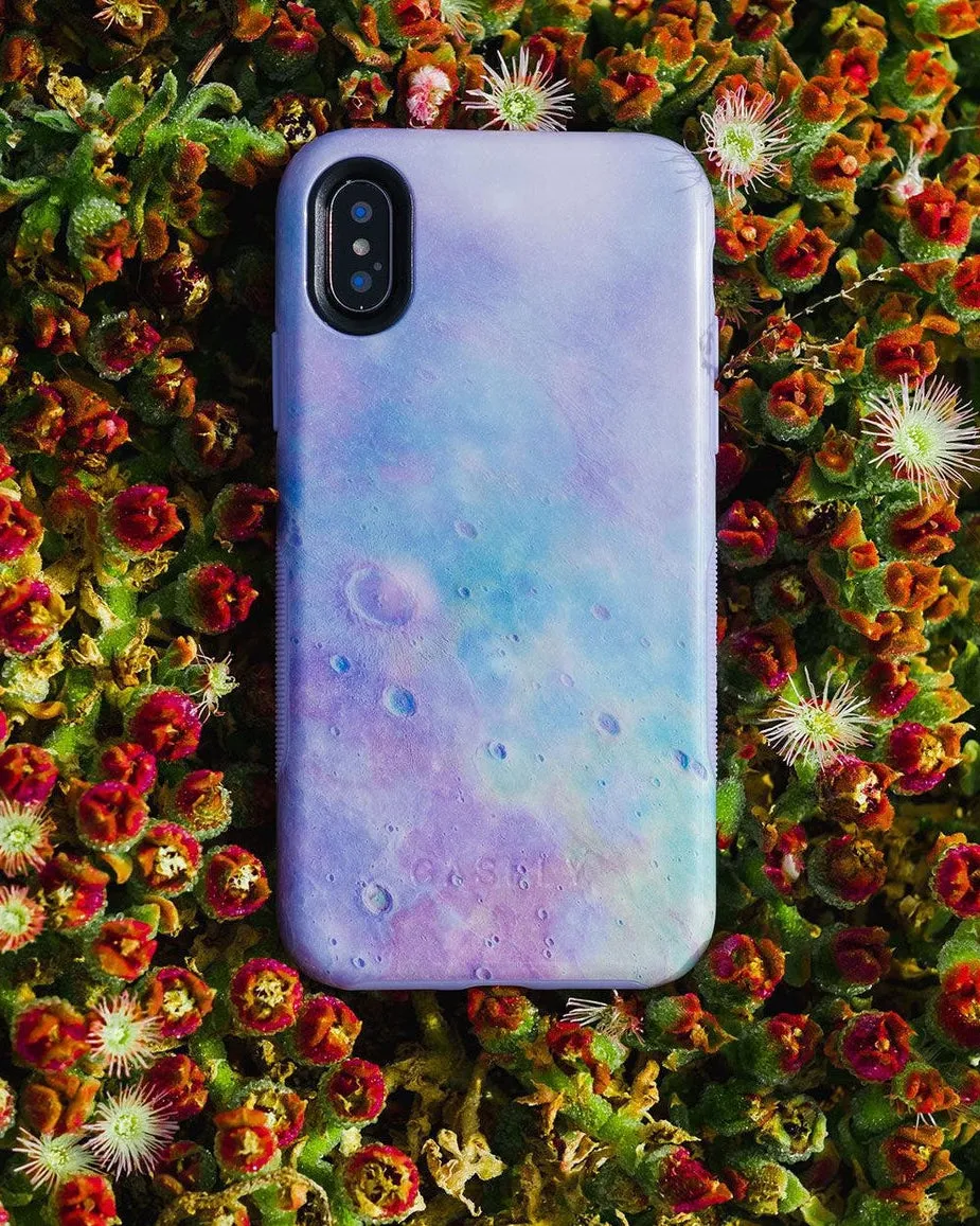 Over the Moon | Pastel Marble Moon Case