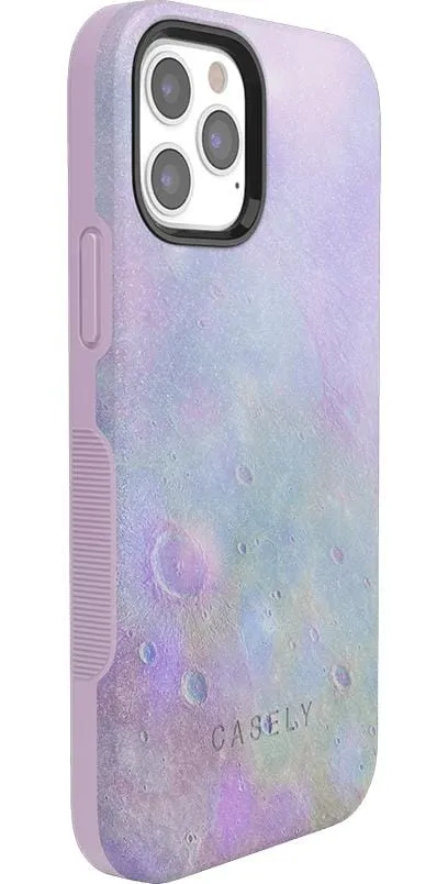 Over the Moon | Pastel Marble Moon Case