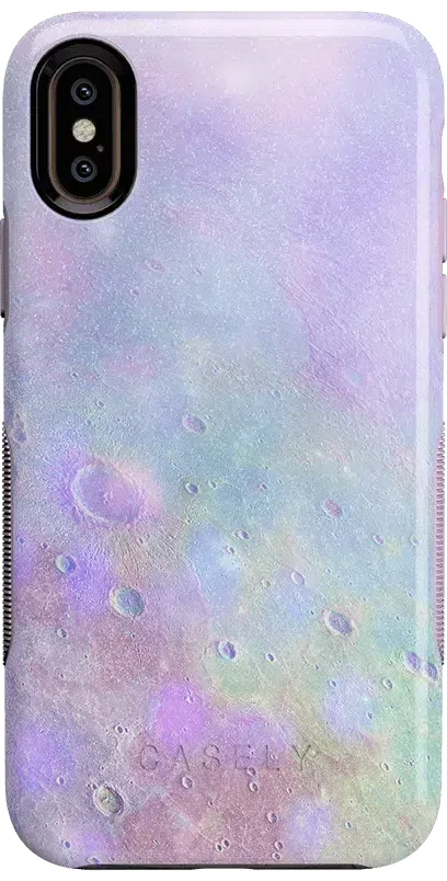 Over the Moon | Pastel Marble Moon Case