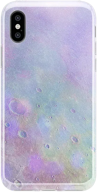 Over the Moon | Pastel Marble Moon Case