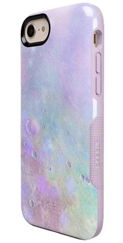 Over the Moon | Pastel Marble Moon Case